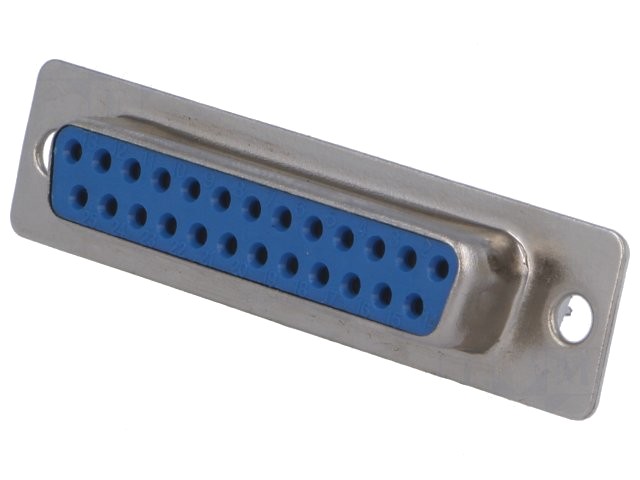 Mufă D-Sub PIN:25 mamă lipire pe cablu gold flash DSC-125 - imagine 10